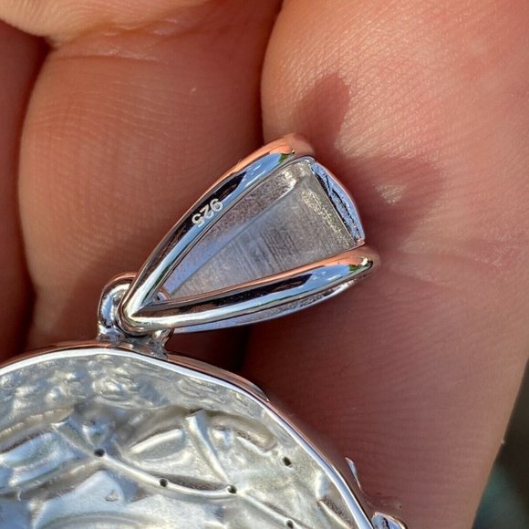 REAL VS Natural Diamond Solid Sterling Silver Jesus Piece HIP HOP Iced - Picture 4 of 10